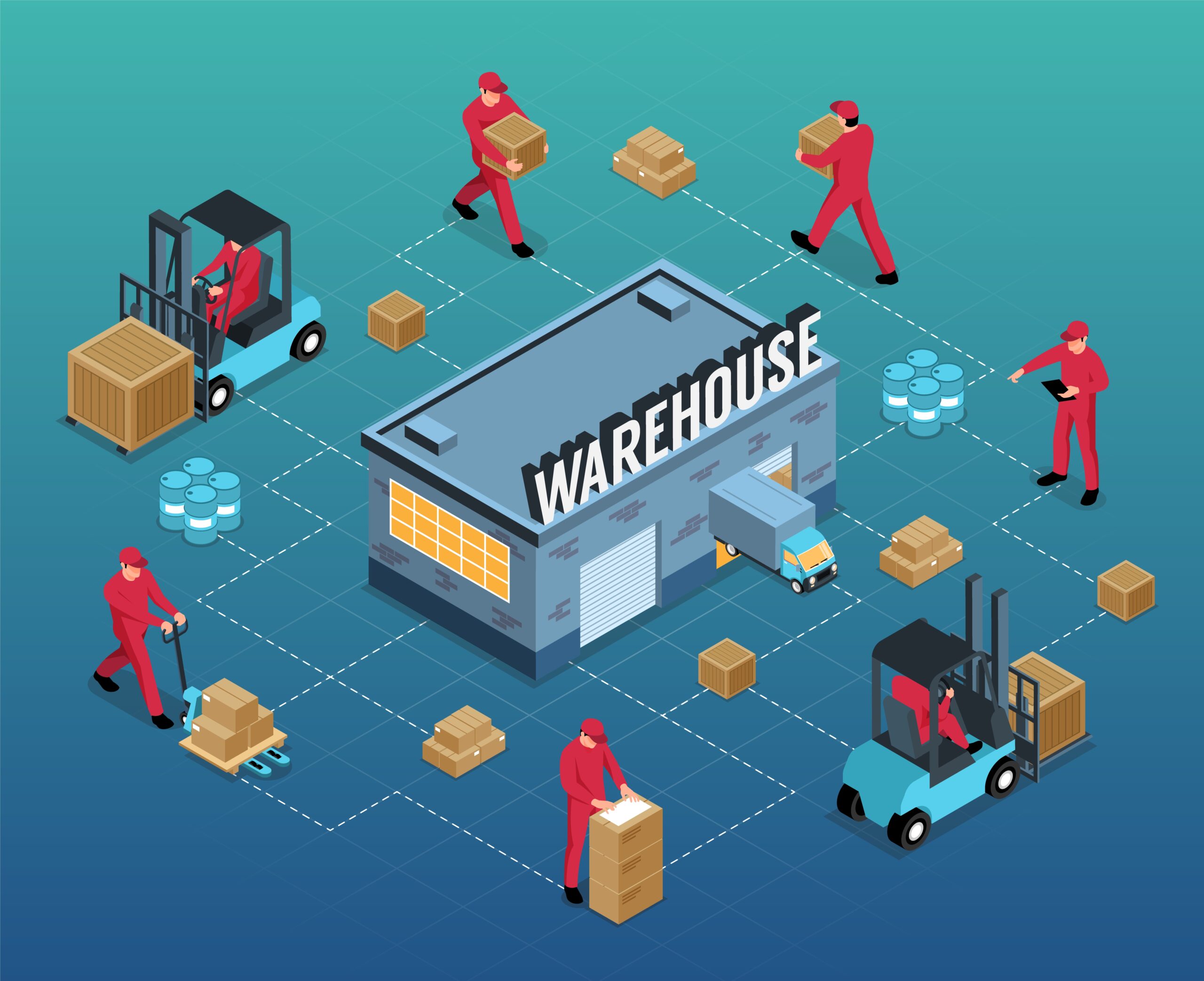 Work in warehouse isometric flowchart from stacking and storage to delivery cargo transport vector illustration SSUCv3H4sIAAAAAAACA02RT2vDMAzFv4rQOewPu+U4KIPBoGyFHcoOqqOkJo5VZCdtKfnuk9sGepP05MfTzxfcUfIO6wv6EMaUlbKXiPVrhdz4LOopYP0yV5gy5TFxsl3rHGXuTL32i8n2UuZY40YppoNovrnZ43Fn4y+fHIdAkWVMOFfL+ju5vlMZY5OeN3zKo5rt8uhBxPmvQuo4unNJYTGUA9M11Nak/phZh3vCyTcst5LGxpcSJ3EUTH8rF9i1MpRpp3TYe6d+Yi19w8lZgb+iPfgIR1LeW2IGn2TgrN5BG+To9qQZWpUBDI7rfeyAYmONqKWELNBwKK5ncKSdQF64wMTOtuAR+hOsjDjtAsNq/XN1+ubYsJYMn+sPaEUH41VhPhVqWN3x+djK/YaCTXr7vnme/wHXEWzI3AEAAA==